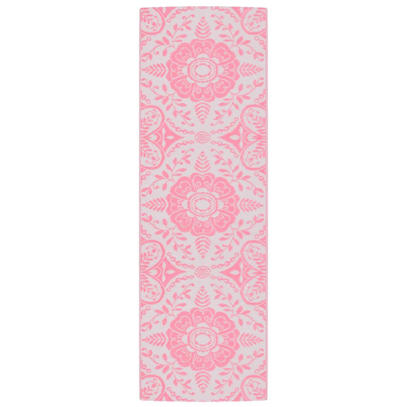 vidaXL Āra paklājs ARAKIL Rozā 80x250 cm PP