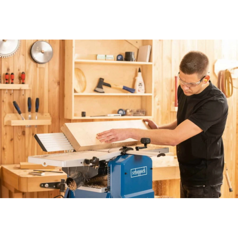 Ēvele un biezumēvele HMS 1070, Scheppach