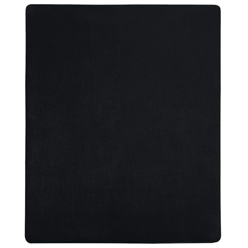 vidaXL palagi ar gumiju, 2 gab., melni, 180x200 cm, kokvilna