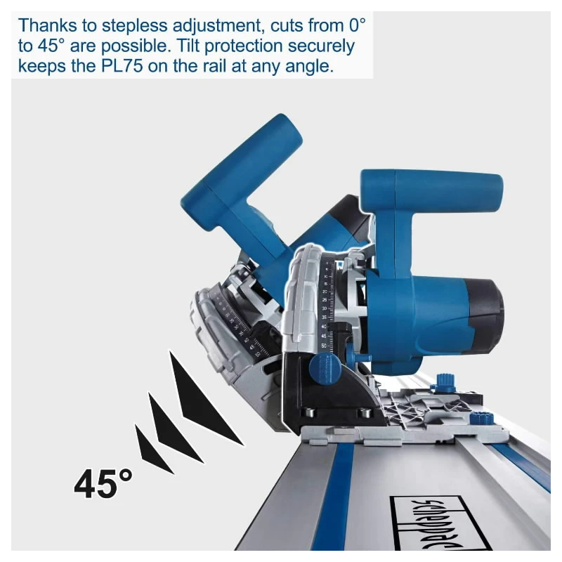 Ripzāģis PL75, Scheppach
