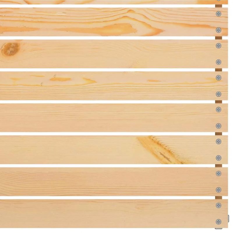 vidaXL vidējie dārza dīvāni, 2 gab., priedes masīvkoks