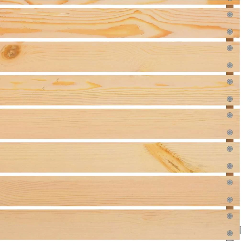 vidaXL vidējie dārza dīvāni, 4 gab., priedes masīvkoks