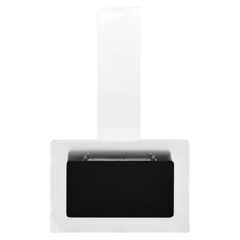 vidaXL tvaika nosūcējs, 60 cm, nerūsējošs tērauds un rūdīts stikls