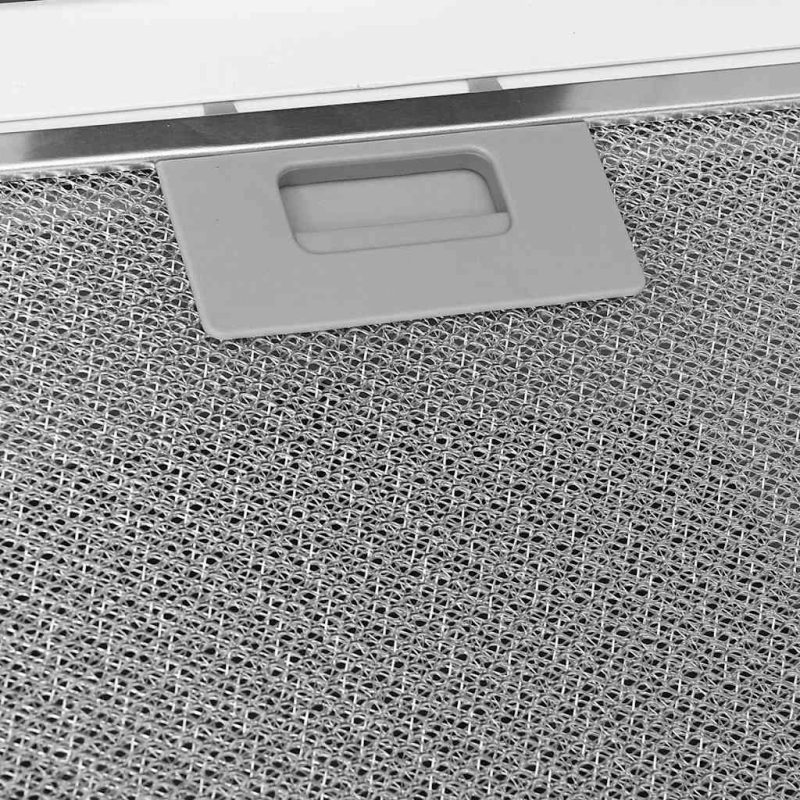 vidaXL tvaika nosūcējs, 60 cm, tērauds, rūdīts stikls, balts