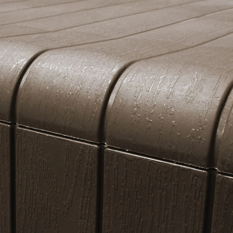 vidaXL mantu kaste, brūna, 117x45,5x57,5 cm, 270 L