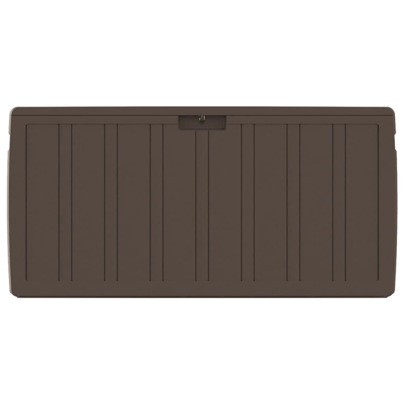 vidaXL mantu kaste, brūna, 117x45,5x57,5 cm, 270 L