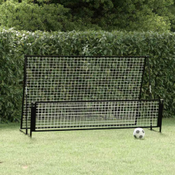 vidaXL futbola atsitiena vārti, 202x104x120 cm, tērauds