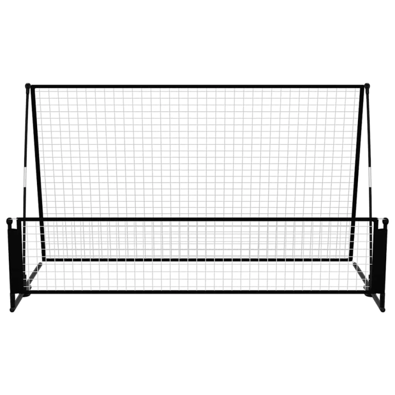 vidaXL futbola atsitiena vārti, 202x104x120 cm, tērauds