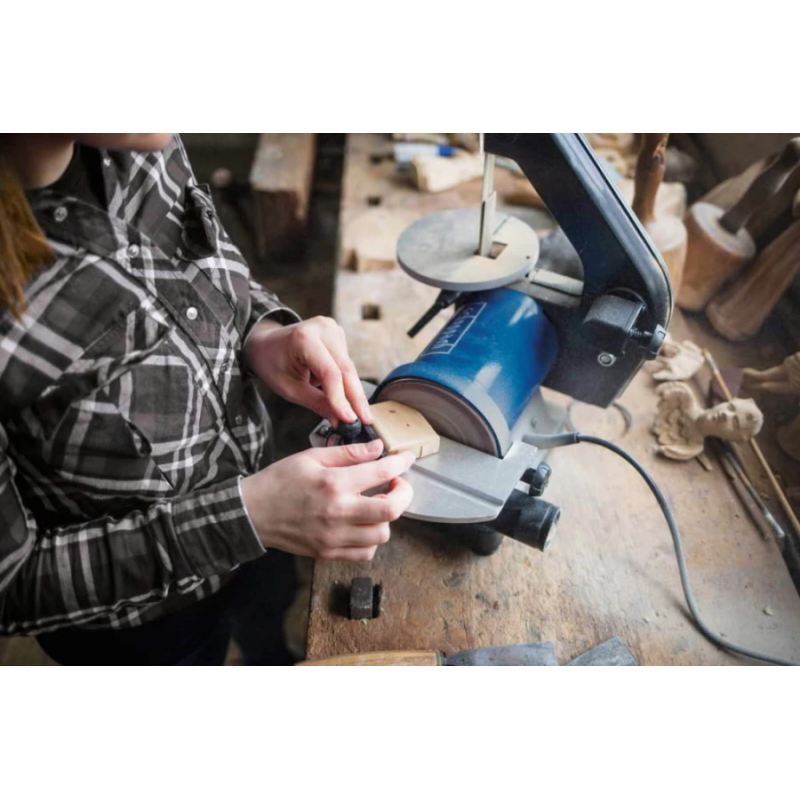 Siksnas un diska slīpmašīna BTS700, Scheppach