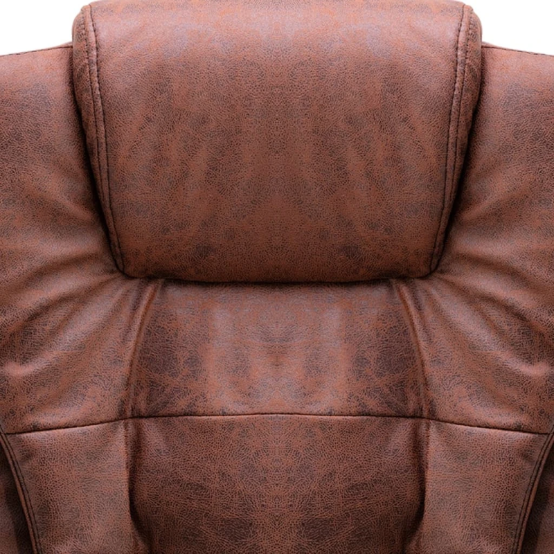 vidaXL biroja krēsls, gaiši brūna mākslīgā zamšāda