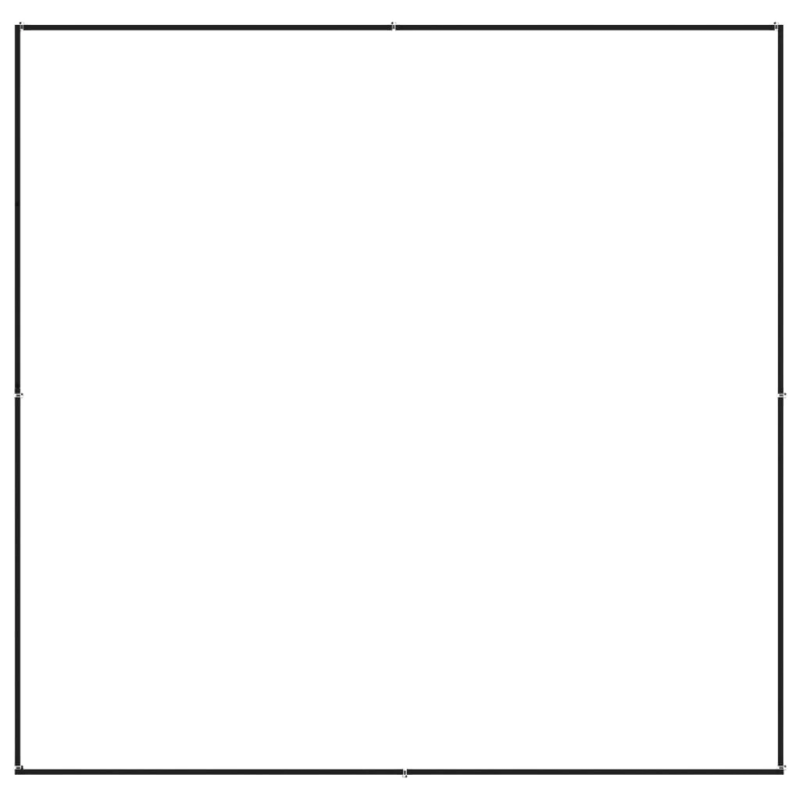 vidaXL suņu voljērs, melns, 4 m², tērauds