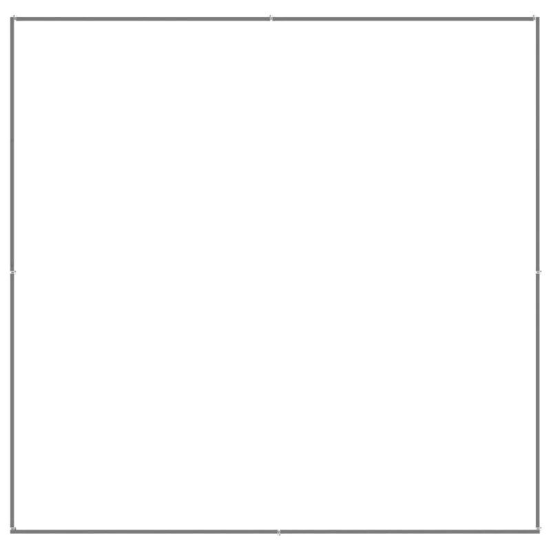 vidaXL suņu voljērs, sudraba krāsa, 4 m², tērauds