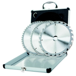 Zāģripu komplekts ,3 gab., HW DIA210x2,6-30mm Z24-48-60, Scheppach