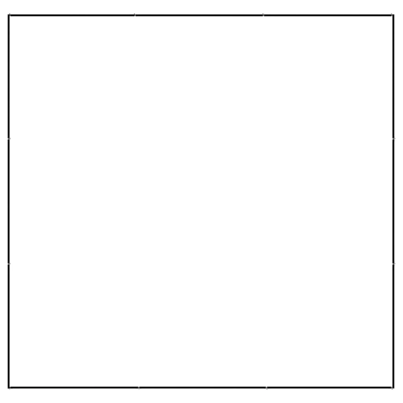 vidaXL suņu voljērs, melns, 9 m², tērauds