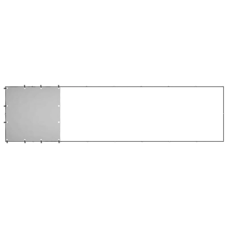 vidaXL suņu voljērs, melns, 4,84 m², tērauds