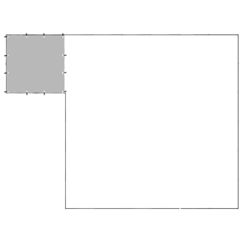 vidaXL suņu voljērs, melns, 12,1 m², tērauds