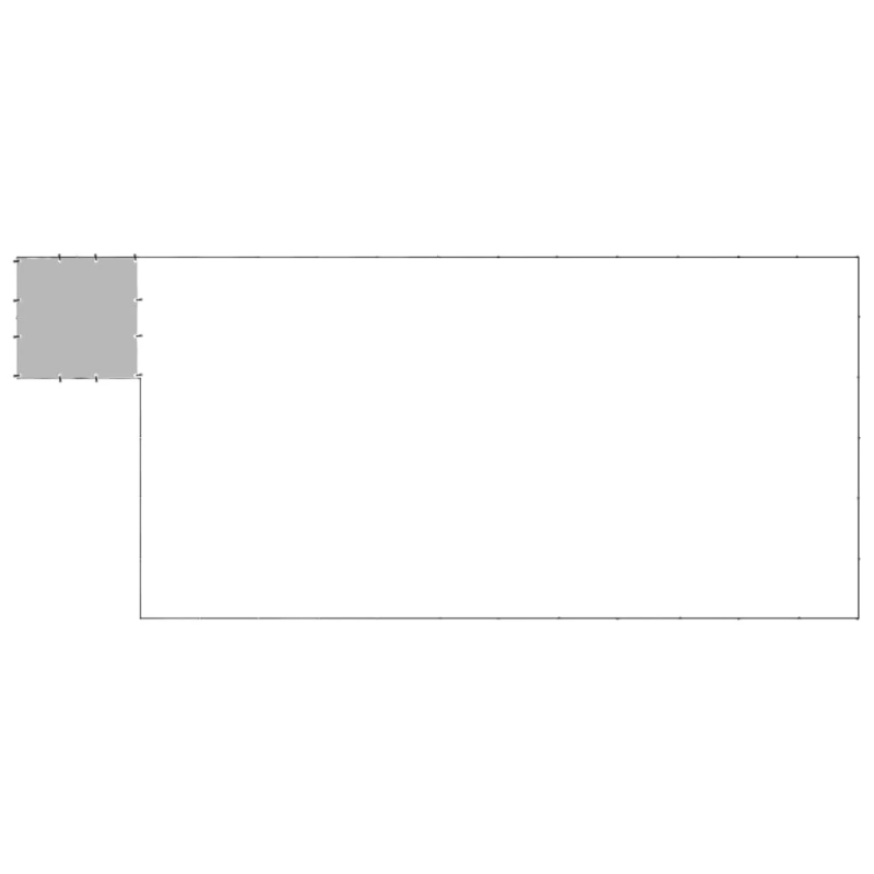 vidaXL suņu voljērs, 22,99 m², tērauds, melns