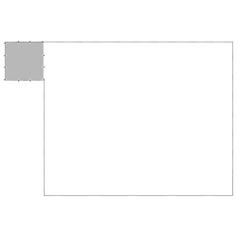 vidaXL suņu voljērs, 25,41 m², tērauds, melns