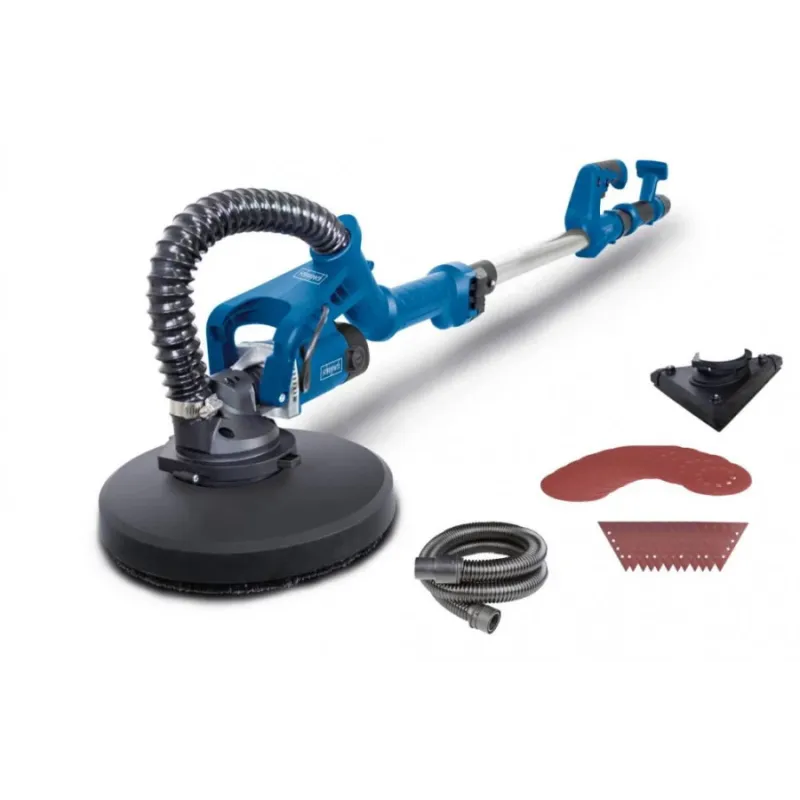 Slīpmašīna DS930, ar apaļu un trijstūra galvu un smilšpapīru, Scheppach