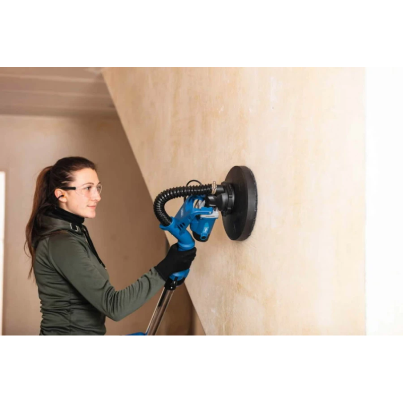 Slīpmašīna DS930, ar apaļu un trijstūra galvu un smilšpapīru, Scheppach