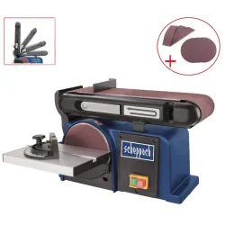 Belt and disc sander BTS900 + sanding discs, papers, Scheppach