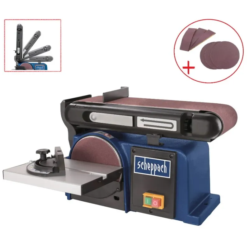 Elektriskā jostas slīpmašīna Scheppach BTS900, 370 W