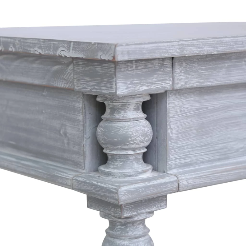 vidaXL rakstāmgalds, 115x50x78 cm, masīvs sarkankoks