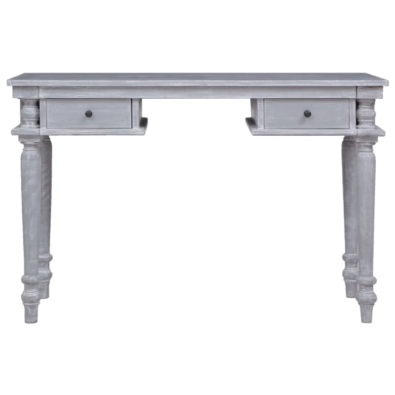 vidaXL rakstāmgalds, 115x50x78 cm, masīvs sarkankoks