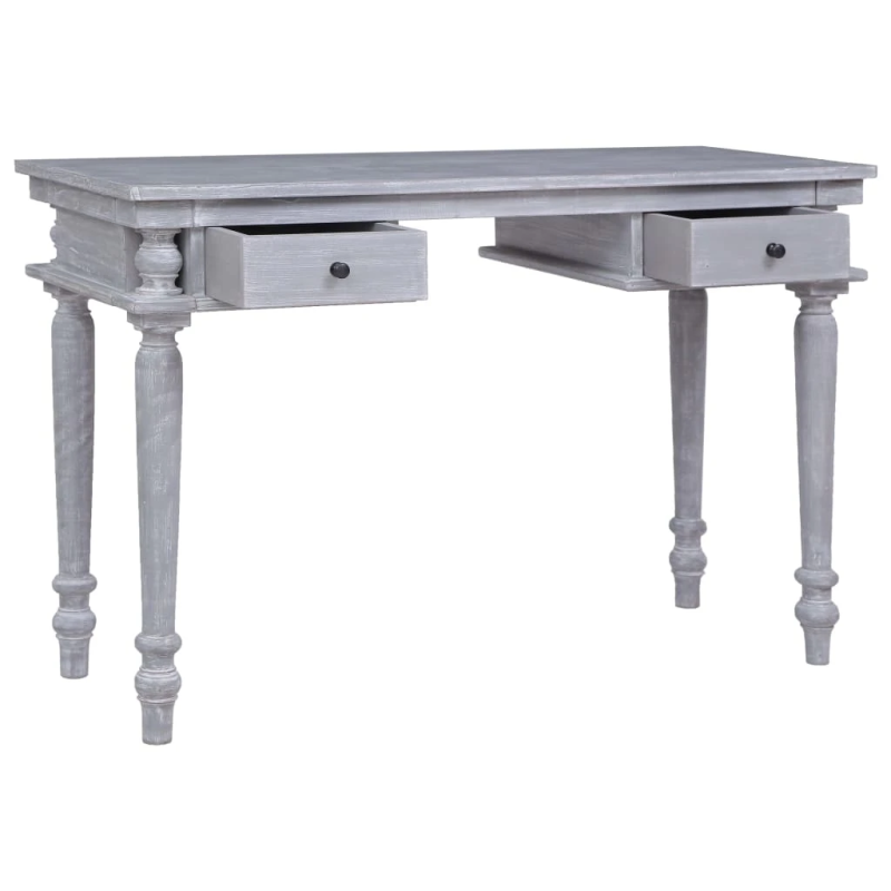 vidaXL rakstāmgalds, 115x50x78 cm, masīvs sarkankoks