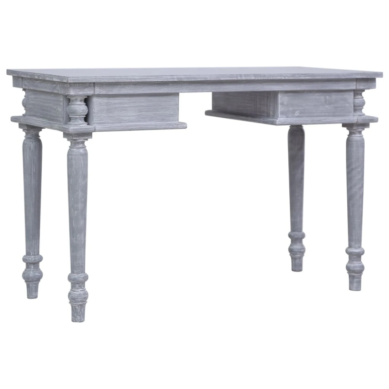 vidaXL rakstāmgalds, 115x50x78 cm, masīvs sarkankoks