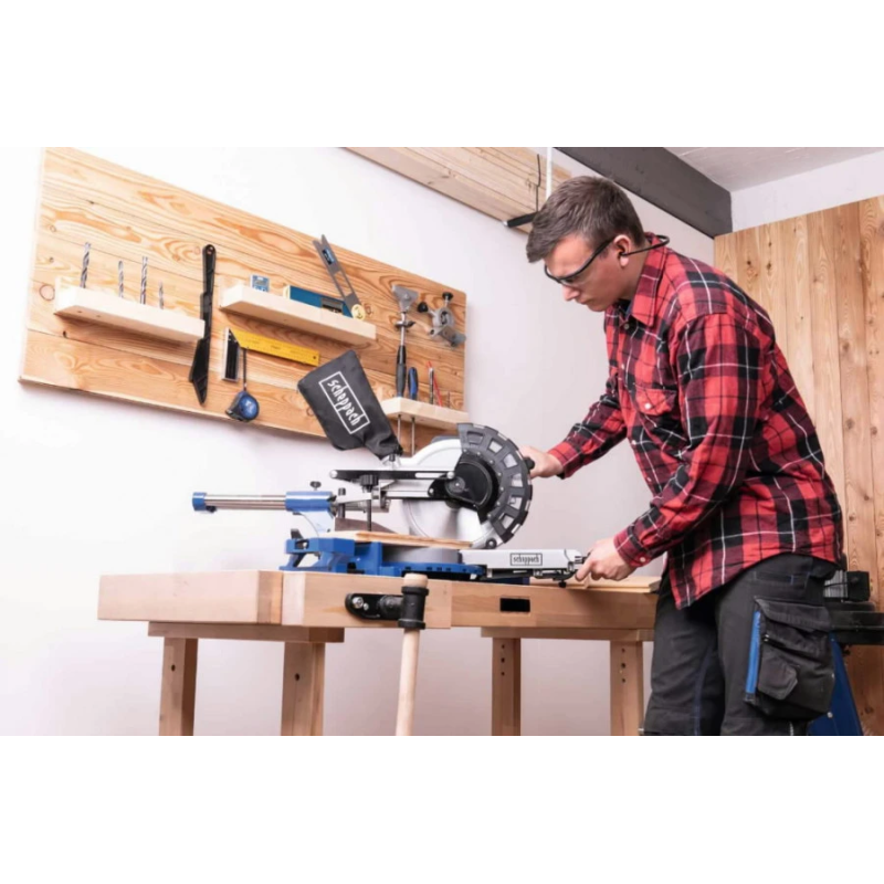 Leņķzāģis HM254 + zāģa asmens, Scheppach