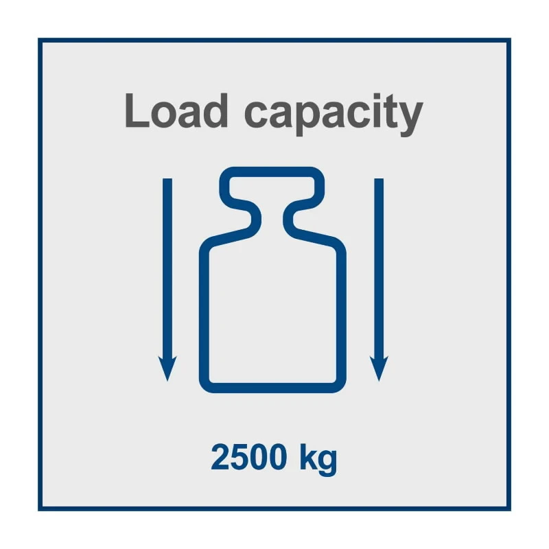 Hidraulisk. palešu pacēlājs hw2500 2.5t