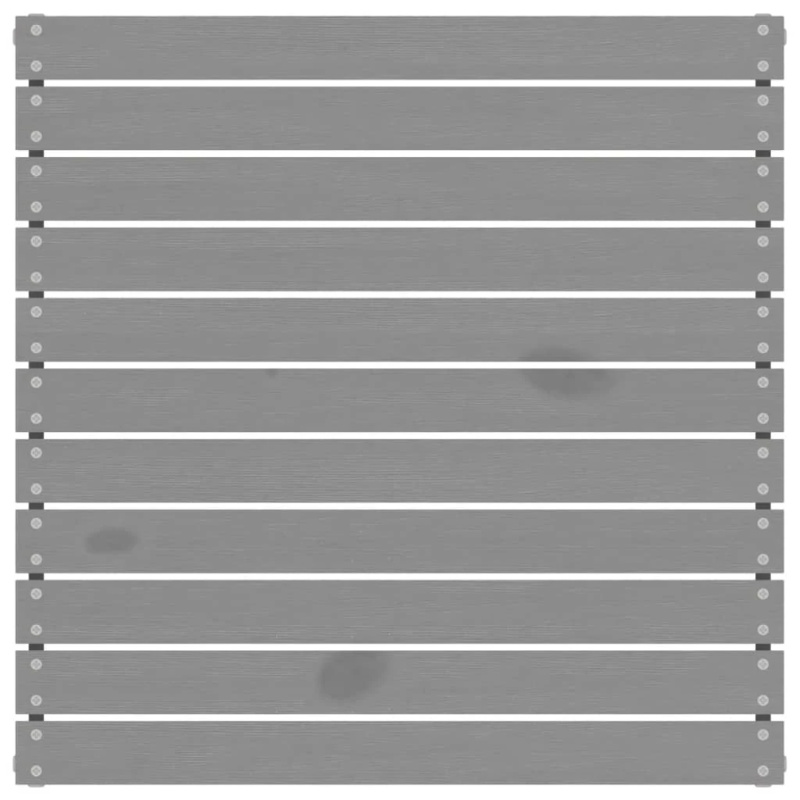 vidaXL 9-daļīgs dārza atpūtas mēbeļu komplekts, pelēks priedes koks