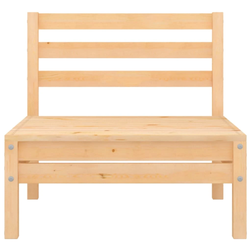 vidaXL 3-daļīgs dārza atpūtas mēbeļu komplekts, priedes masīvkoks