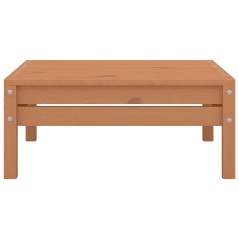 vidaXL 6-daļīgs dārza atpūtas mēbeļu komplekts, brūns priedes koks