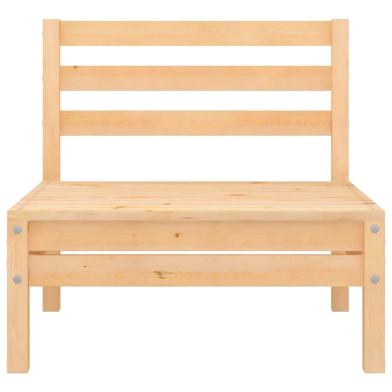 vidaXL 4-daļīgs dārza atpūtas mēbeļu komplekts, priedes masīvkoks