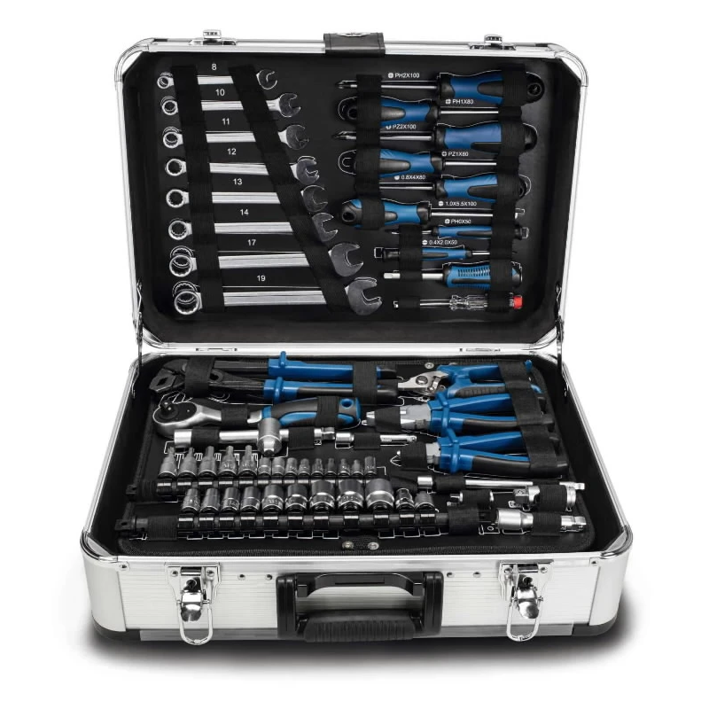 Universālais instrumentu komplekts TB150 koferī, 101 gab., Scheppach