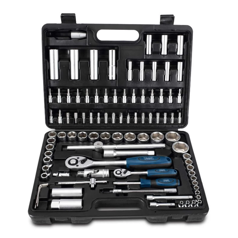 Universālais instrumentu komplekts TB94, 1-4´´-1-2´´, 94 gab, Scheppach