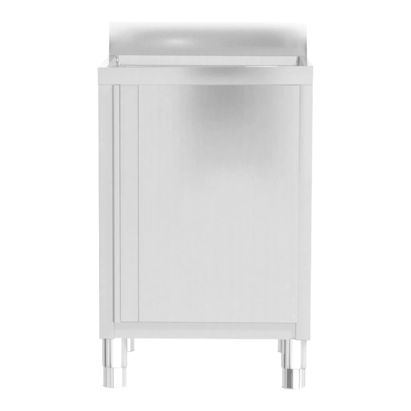 vidaXL virtuves skapīši, 3 gab., nerūsējošais tērauds