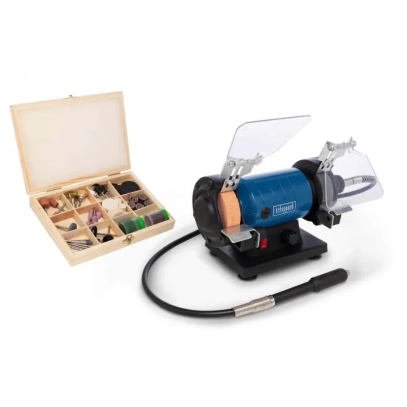 Šmirģelis HG35 ar piederumiem un elastīgo vārpstu, Scheppach