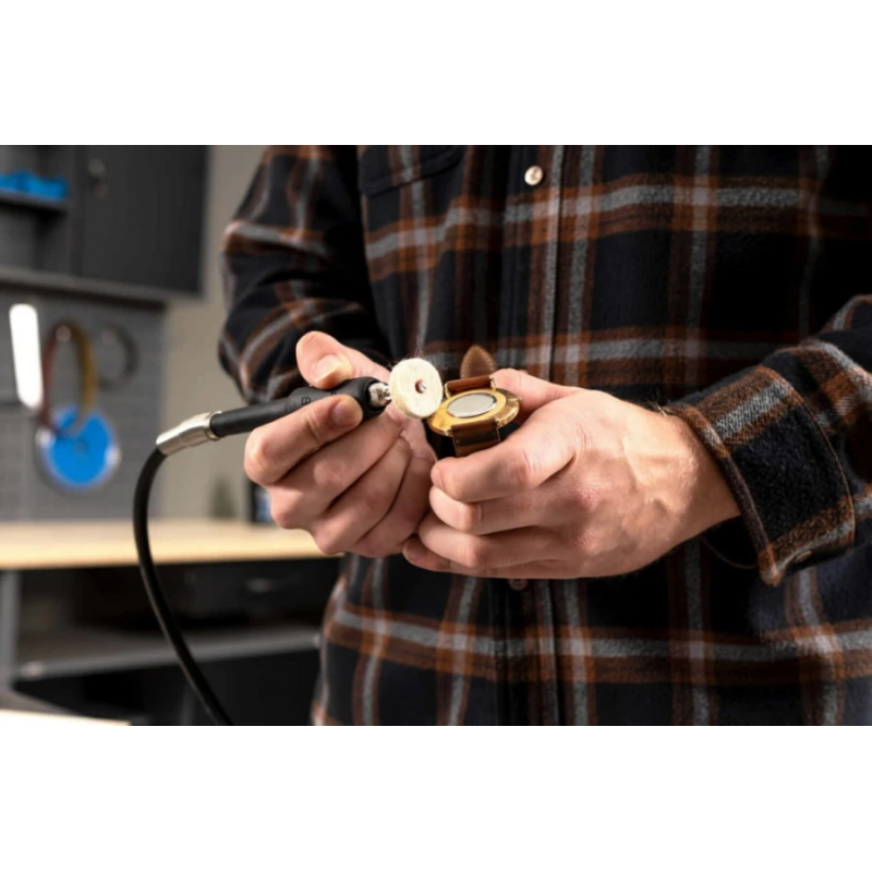 Šmirģelis HG35 ar piederumiem un elastīgo vārpstu, Scheppach