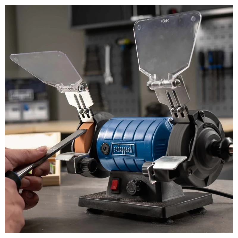 Šmirģelis HG35 ar piederumiem un elastīgo vārpstu, Scheppach