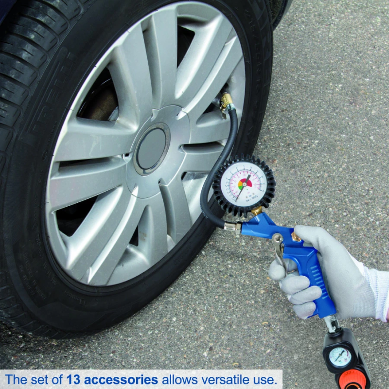 Kompresors HC25o ar 13 daļīgu piederumu komplektu un 5 m šļūteni, Scheppach