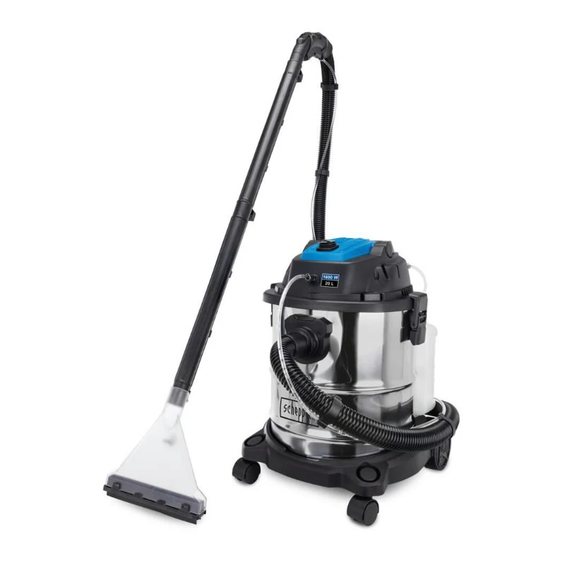 Mazgājošais putekļu sūcējs tekstila virmām SprayVac20, Scheppach