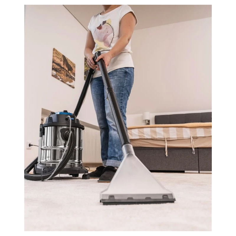 Mazgājošais putekļu sūcējs tekstila virmām SprayVac20, Scheppach