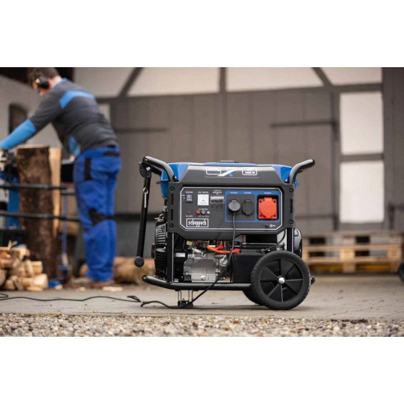 Strāvas ģenerators trīsfāzu SG7100x, Scheppach