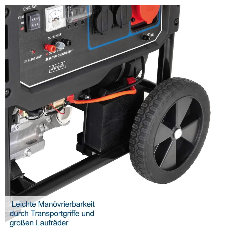 Strāvas ģenerators trīsfāzu SG7100x, Scheppach