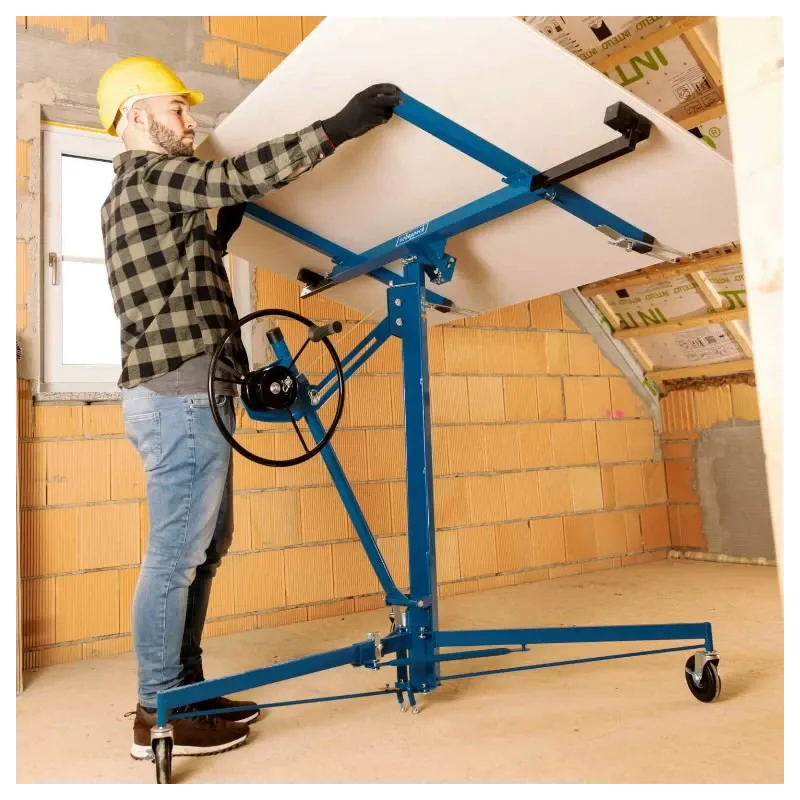 Ģipškartona lokšņu pacēlājs TBL400, Scheppach