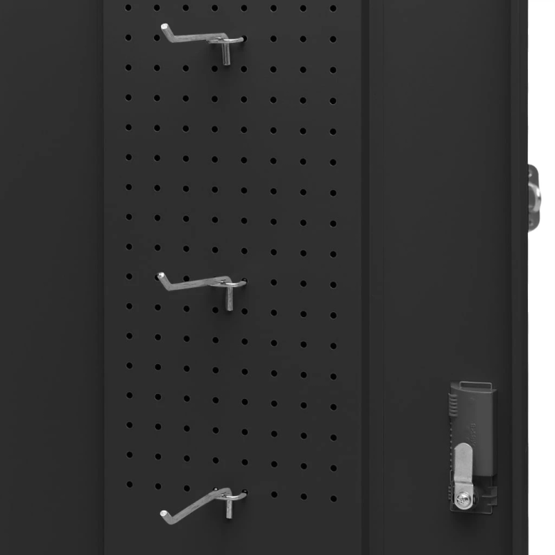 vidaXL seglu skapis, antracītpelēks, 53x53x105 cm, tērauds