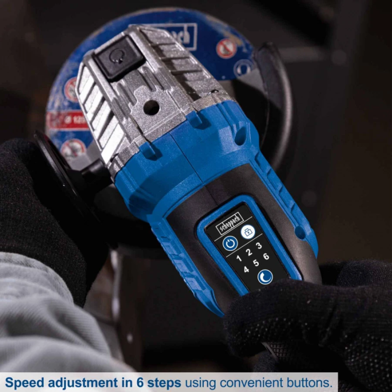 Akumulatora leņķa slīpmašīna BC-AG125-X, GEN2, karkass, Scheppach